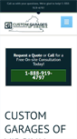 Mobile Screenshot of customgaragesofvirginia.com